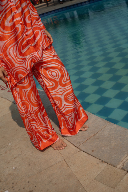 Maira Co-ord Set (Orange)