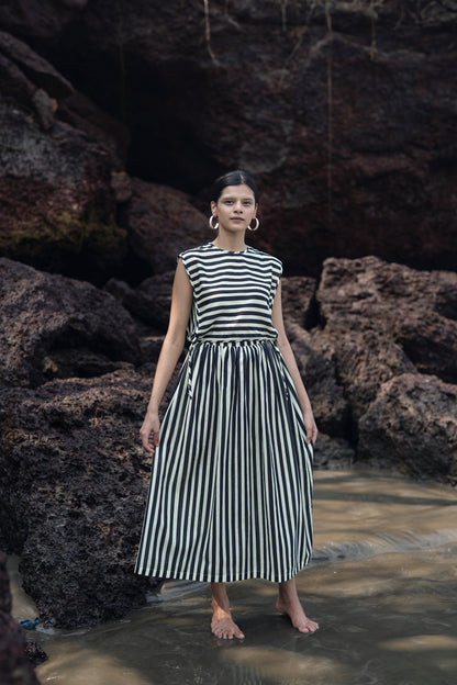 Wrap Skirt (Black & White)