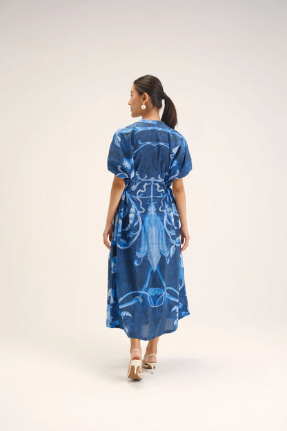 Bilberry Side Tie-Up Dress