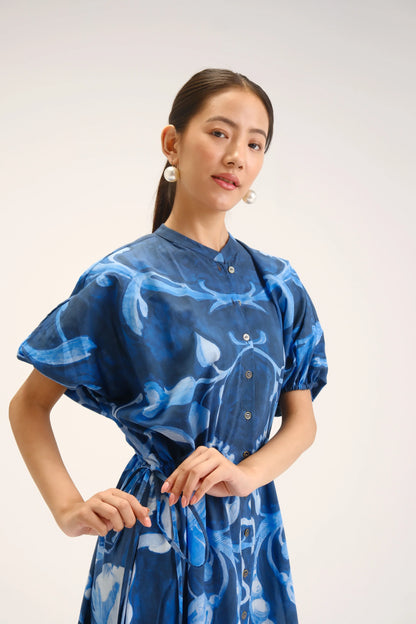 Bilberry Side Tie-Up Dress