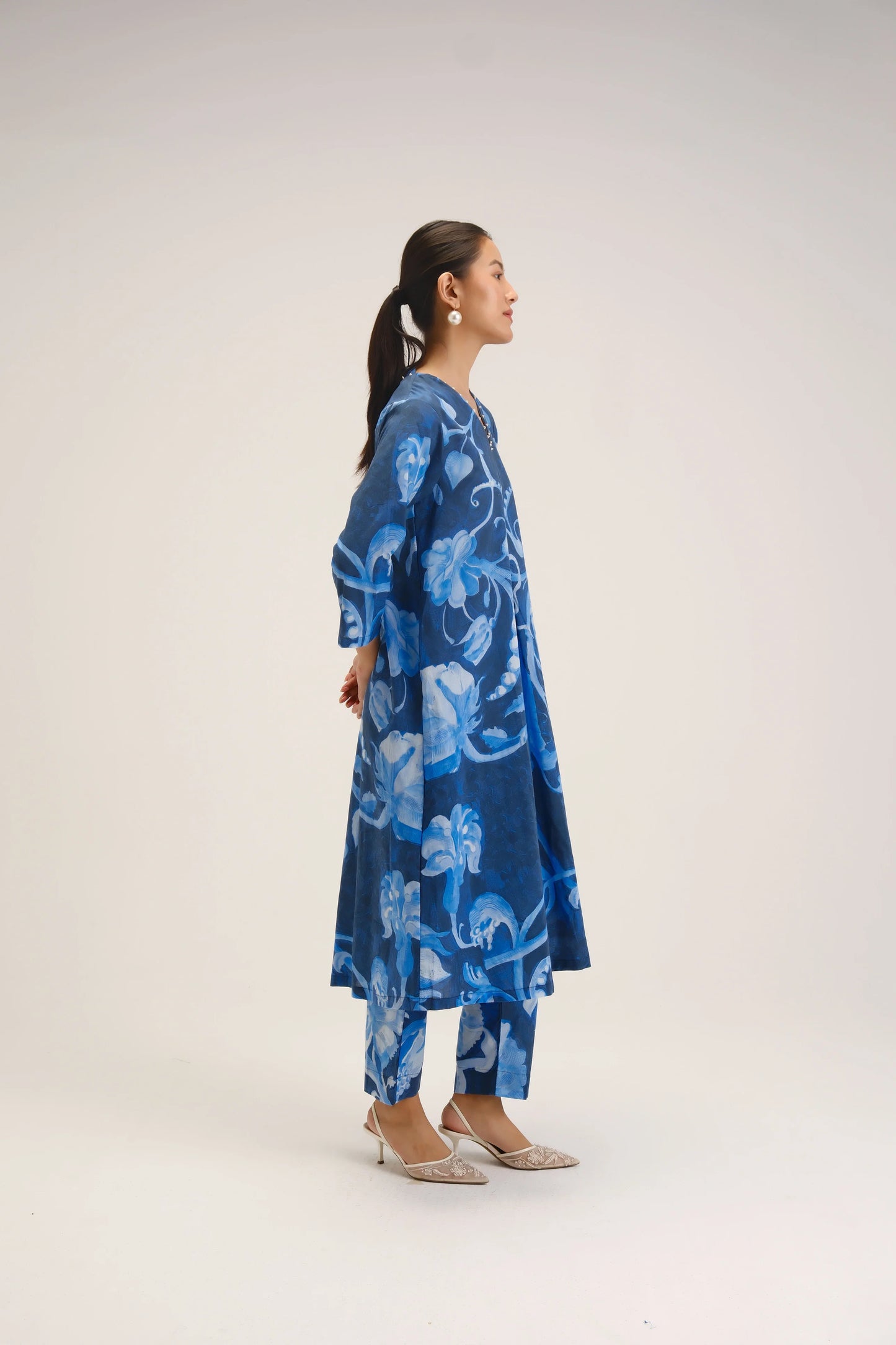 Bilberry Long Kurta Set