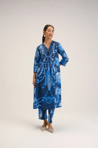 Bilberry Long Kurta Set