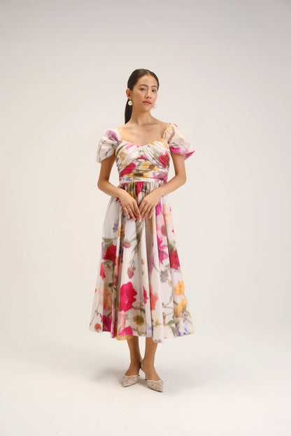 Maria Puff Sleeve Dress