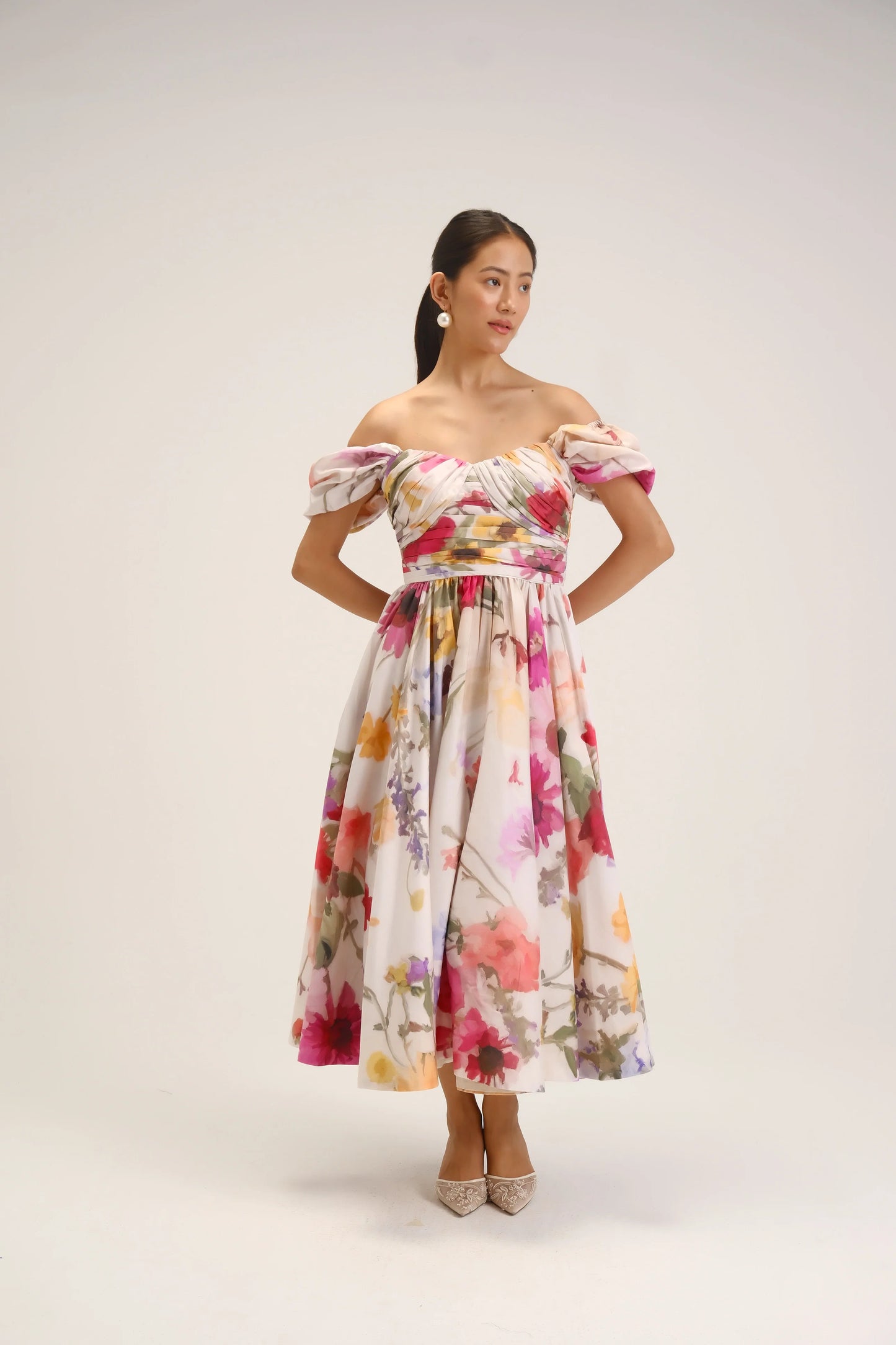 Maria Puff Sleeve Dress