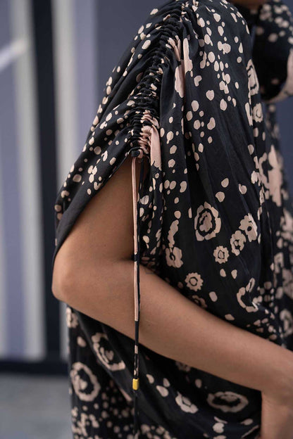 Ophelia Black Kaftan Set