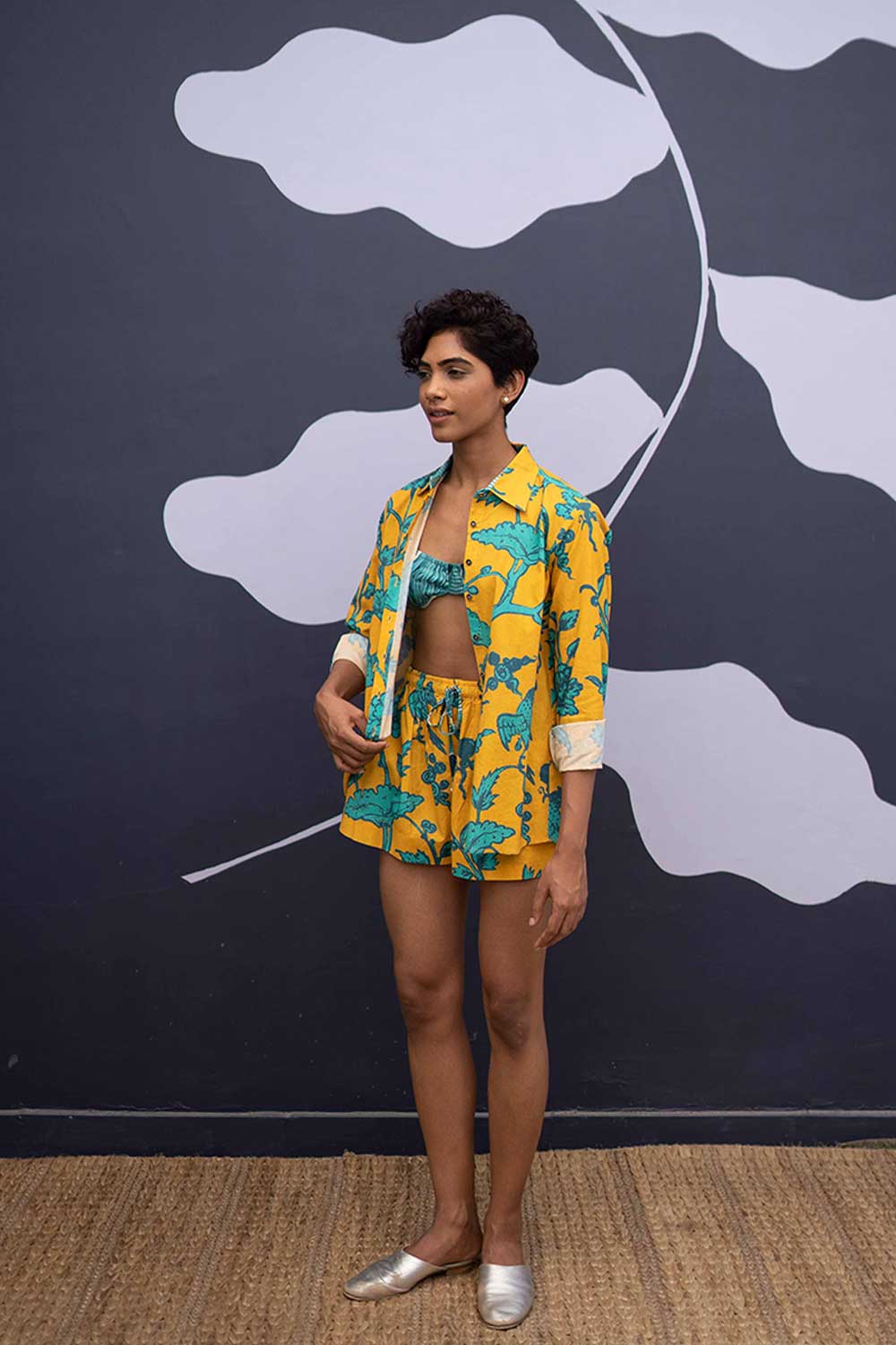 Maui Yellow Co-ord Shirt and Shorts