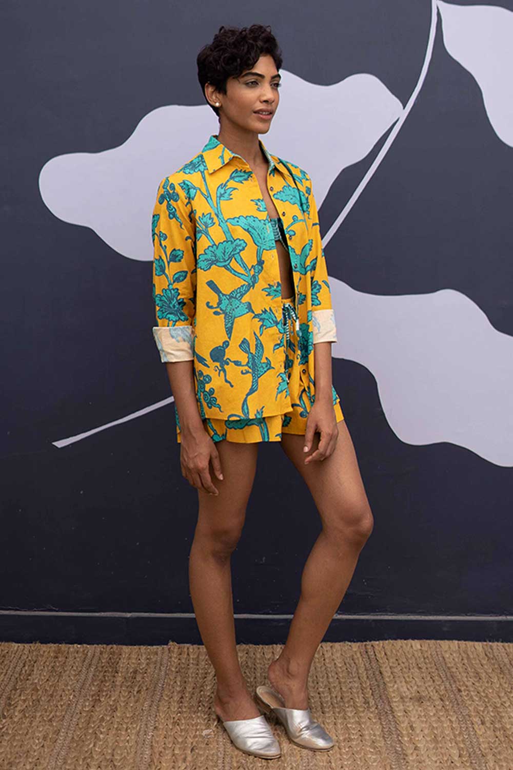 Maui Yellow Co-ord Shirt and Shorts