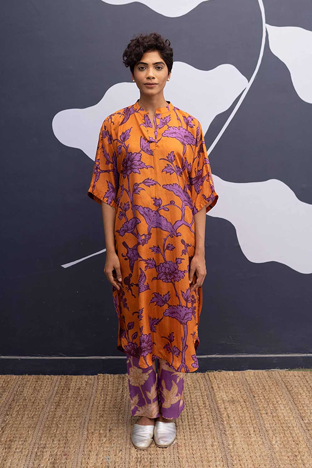 Maui Orange Kurta Set