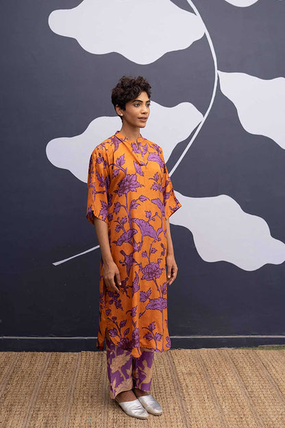 Maui Orange Kurta Set
