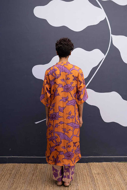 Maui Orange Kurta Set