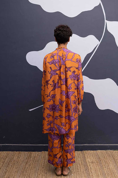 Maui Orange Kurta Set