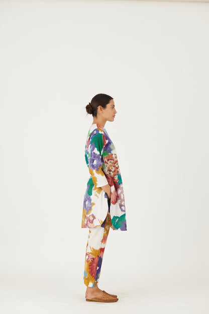 Farah White Kurta Set